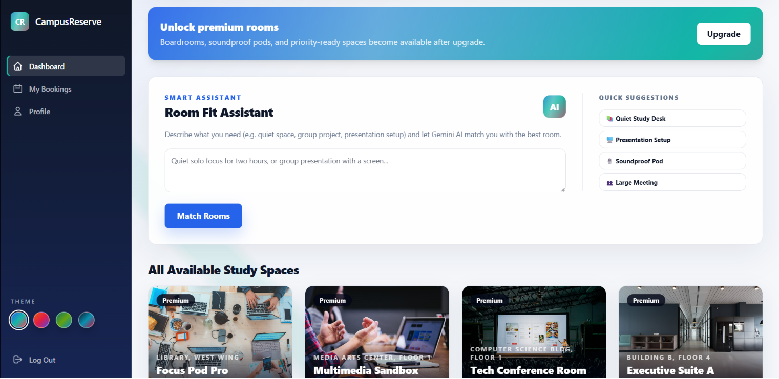 Campus Reserve (Web) screenshot 1