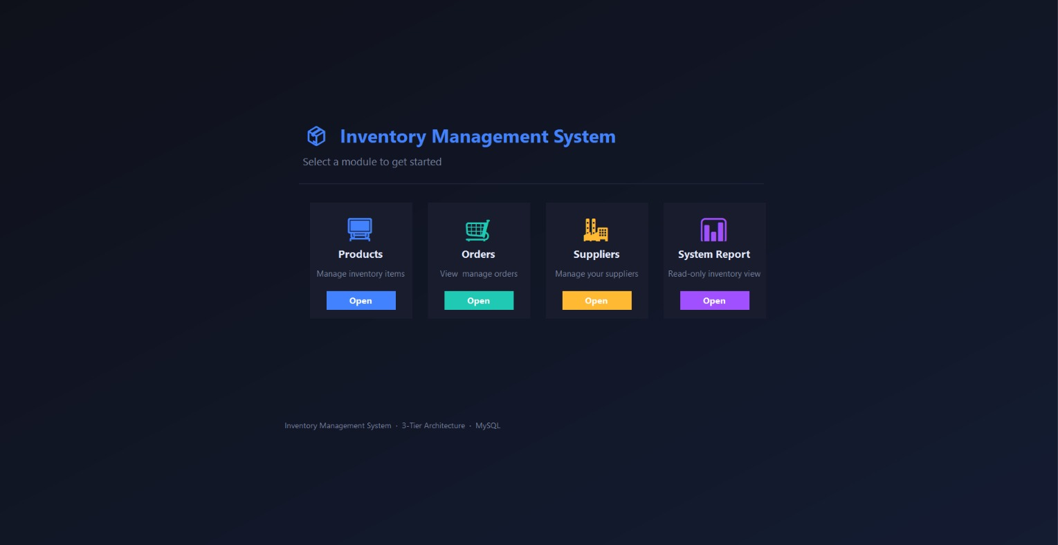 Inventory Management System screenshot 1