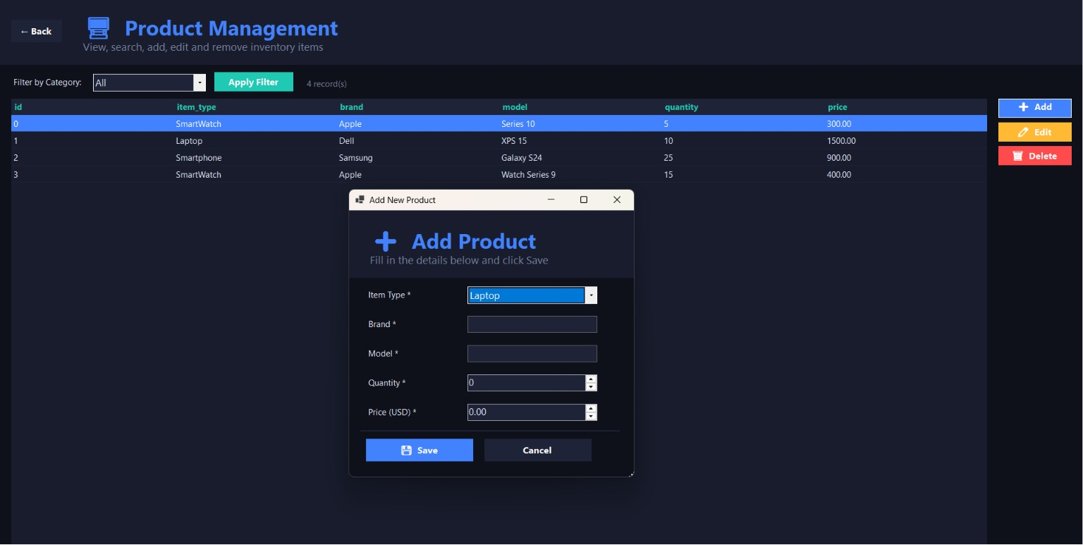 Inventory Management System screenshot 2